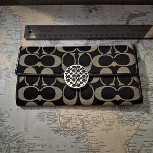 Coach Alexandra Signature Envelope Wallet